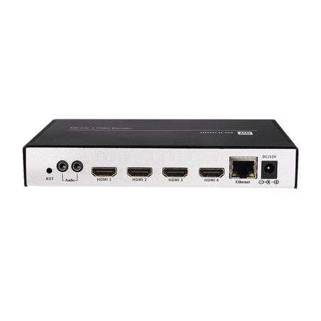 Hdmi Encoder H.265/H.264, 4 Hdmi Input, Live Broadcast, Transcoder 4 canale, Youtube, streaming HTTP, RTP,RTSP, Bervolo Uno®