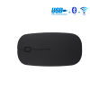Mouse wireless Bervolo® Uno Office Black, Bluetooth 5.0, reincarcabil prin usb, Windows, Mac, Android, baterie 750mAh