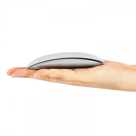 Magic Mouse Premium Bervolo®, Bluetooth 5.0, baterie reincarcabila, scroll touch,alb