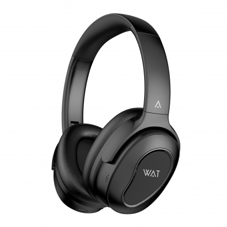 Casti audio Bervolo® WAT Pion High-End Headset, On-ear, Wireless, Bluetooth, Pure Bass Sound, 25H, eliminare zgomot ANC