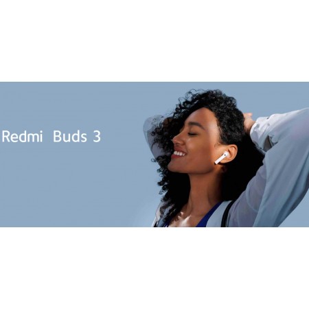 Casti bluetooth Xiaomi Redmi Buds 3, Alb