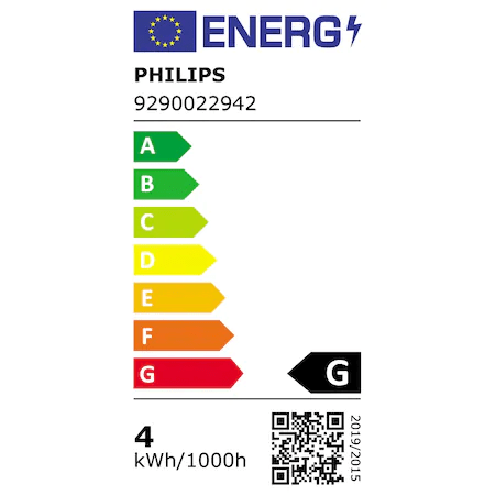 Pachet 2 becuri LED RGB inteligente Philips Hue B39, Bluetooth, Zigbee, E14, 4W (25W), 470 lm, lumina alba si color
