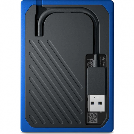 SSD Extern WD My Passport GO 1TB, USB 3.0, Negru/Albastru