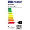 Bec LED RGB inteligent Philips Hue B39, Bluetooth, Zigbee, E14, 5.3W (25W), 470 lm, lumina alba si color