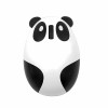 Mouse copii Bervolo® Panda, baterie reincarcabila, USB Wireless 2.4 GHz, 3000 DPI, 3 butoane, click silentios, alb
