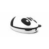 Mouse copii Bervolo® Panda, baterie reincarcabila, USB Wireless 2.4 GHz, 3000 DPI, 3 butoane, click silentios, alb