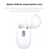 Căști True Wireless Bervolo®️ Vibe Pro2, Carcasă MagSafe, USB-C, Active Noise Cancellation, Bluetooth, Alb