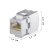 Modul conector Bervolo® STP CAT 7 ecranat keystone, no-tool, autosertizare, metalic