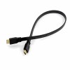 Cablul HDMI Bervolo®️ High-Speed cu Ethernet, E 469776, AWM Style 30V VW-1, negru, 50 cm