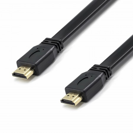 Cablul HDMI Bervolo®️ High-Speed cu Ethernet, E 469776, AWM Style 30V VW-1, negru, 50 cm